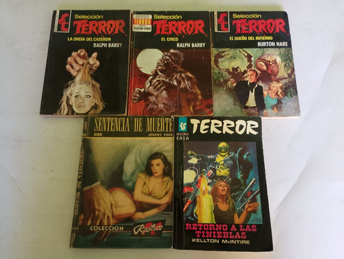 Bolsilibros Bruguera -terror - En 3 Lotes De 5 - (Usado)