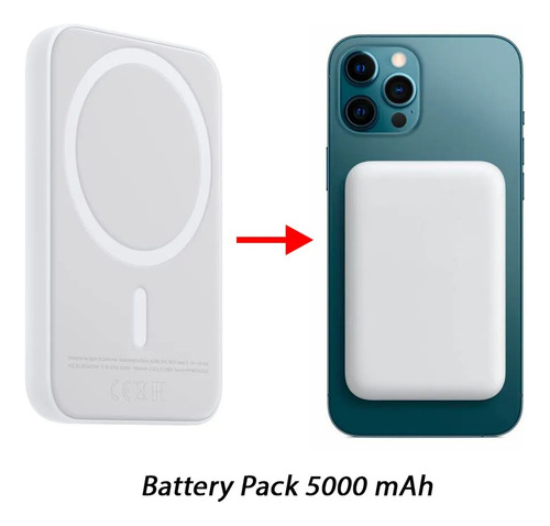 Power Bank Magsafe Apple iPhone - 5000 Mah Inalámbrico Nuevo