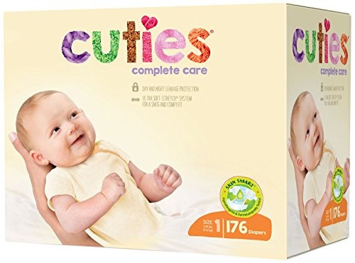 Cuties Pañales Para Bebe, 10001527, Talla 1, 1