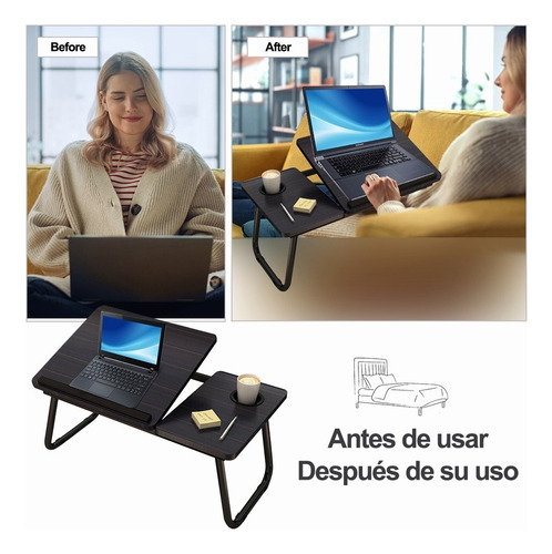 Mesa Cama Portátil Plegable Ajustable Altura Para Laptop