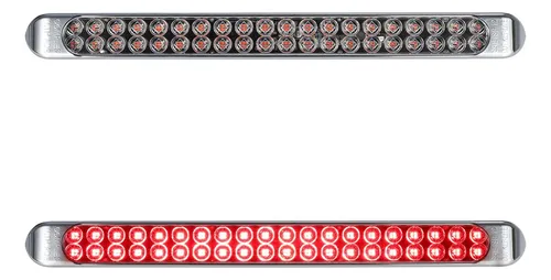 Partsam 2pcs 17 Pulgadas Rojo Led Camión Remolque Luz Tra...