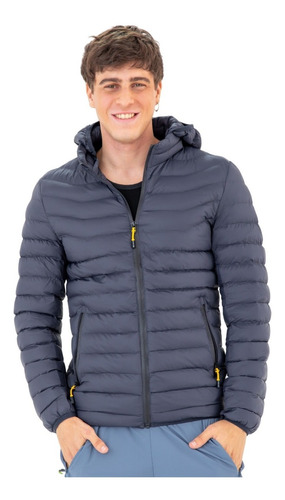 Campera Inflable Hombre Con Capucha Abrigada Best Importada