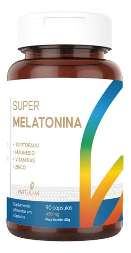Suplemento En Cápsulas Natulha Encapsulados Melatonina X 270g
