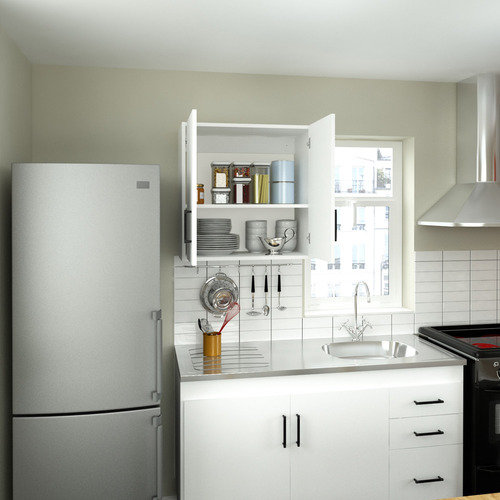 Mueble Módulo Con 2 Puertas Para Colgar O Apoyar Blanco