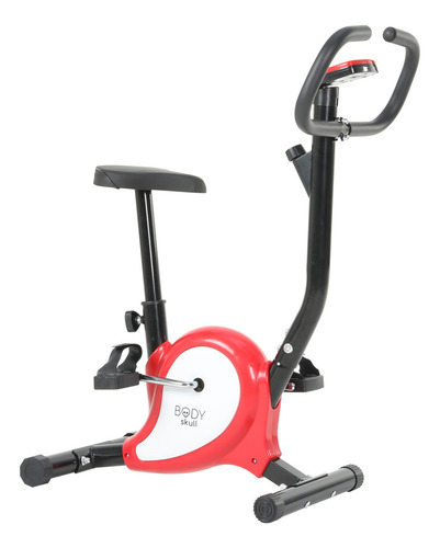Bicicleta Fija Body Skull Tradicional Apta Usuarios 120 Kg - Roja 4002-b