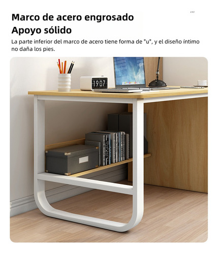 Escritorio De Oficina Para Computadora Con Cajón De Madera
