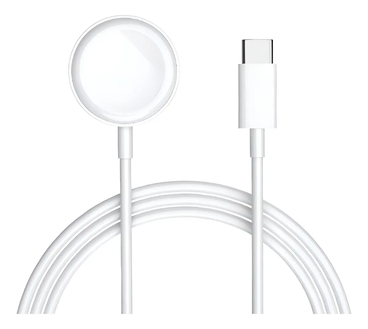 Cargador Magnético USB C para Apple Watch, Blanco, 1 m