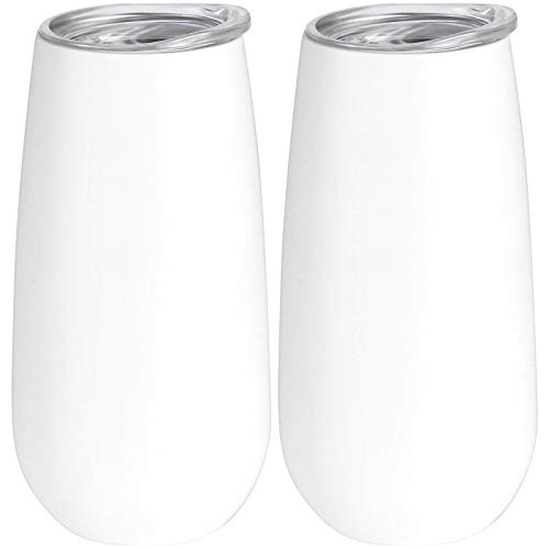 2 Paquetes De Vasos De Vino De Copas De Champán Sin Ta...