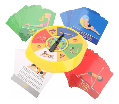 Juego De Cartas Interactivo Para Niños Con Postura De Yoga P