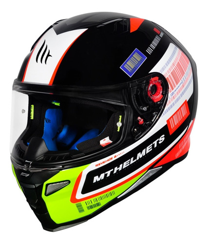 Imagem 7 de 7 de Capacete Mt Revenge 2 Rs Preto Novo Cmr