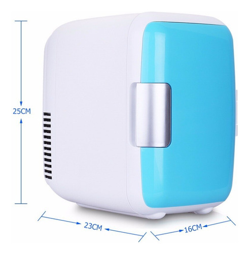 Mini Geladeira 4l 12v Fria/quente Retrô Casa Carro
