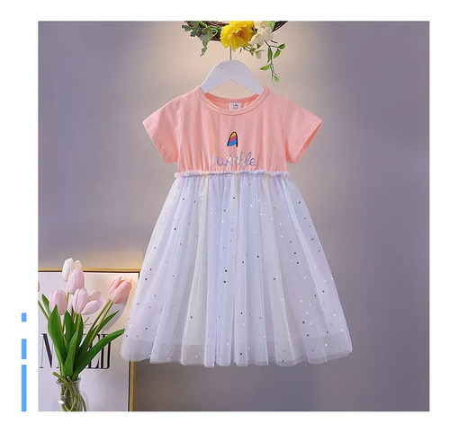 Vestido De Princesa De Algodón De Estilo Coreano De Verano P