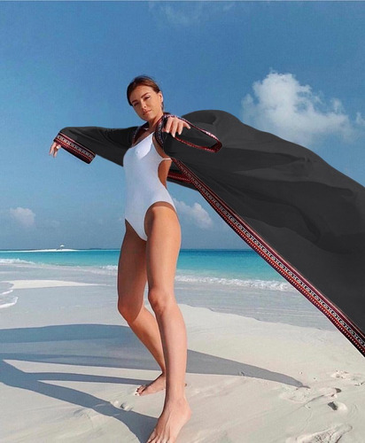 Bikini Cover Up Mujer Kimono Cardigan Ropa De Playa