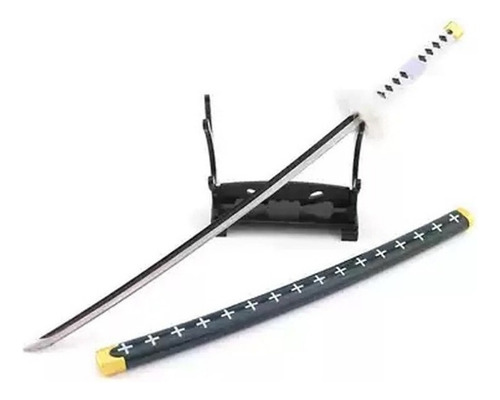Para Espadachim De Metal Katana Espada One Piece Roronoa