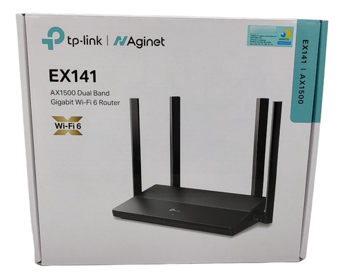 Router Dual Band Gigabit Tplink Ax1500 Archer Ex141 Wifi-6