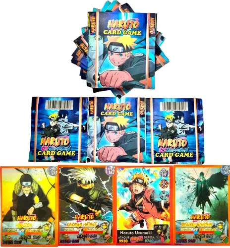 1.000 cards NARUTO = 250 pacotinhos - Coleção UNIVERSO NARUTO, inclui todas  as séries, NARUTO CLÁSSICO, SHIPPUDEN E BORUTO