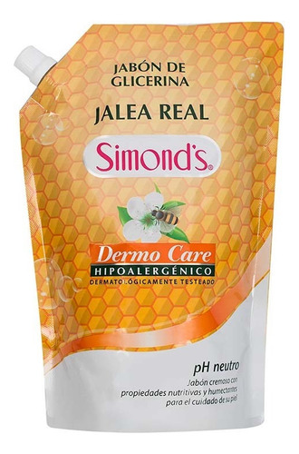 Jabón Liquido De Glicerina Simonds Jalea Real 750 Ml