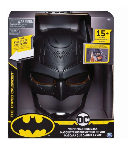 Imagen 4 de 8 de Mascara De Batman Con Visor Cambia Voz 15 Sonidos Jeg 67808