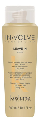 Acondicionador Kostume In-volve Semi Di Lino Leave In 300ml