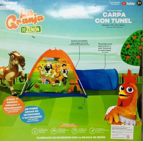 La Granja De Zenón Carpa Con Túnel El Reino Infantil