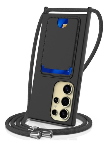 Funda De Silicona Sólida For Samsung Con Cordón, Duradera