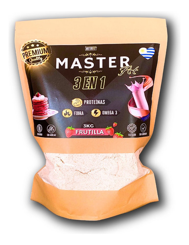 Suplemento 3 En 1 - 3kg Premium - Gana Masa Muscular