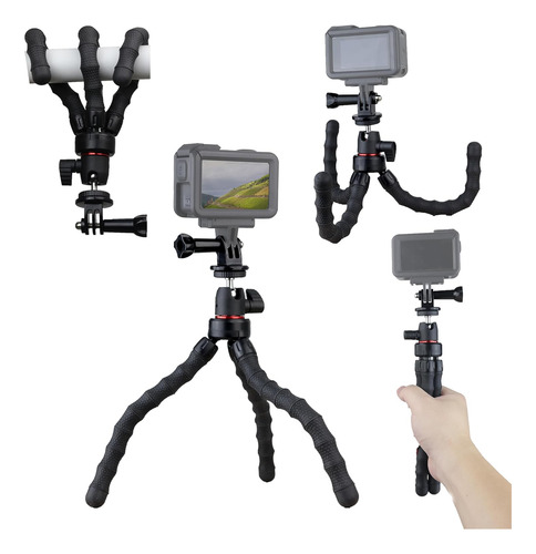 Trípode De Cámara Flexible Compatible Con Gopro Hero 13, 12,