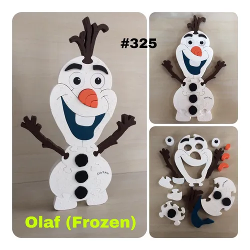comprar Muñecos En Mdf, Rompecabezas De Frozen  Una Aventura Conge 