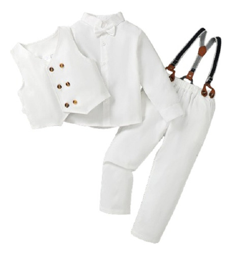 Disfraz De Bautizo Para Niño, Camisa De Manga Larga, Pantalo