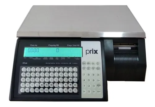 Balança comercial digital Toledo Prix 4 due 32kg preto 43.8 cm x