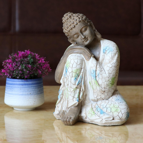 Estatua De Buda Durmiente Resina Resina Budismo Estatuilla
