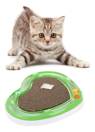 Tablero Raspador Para Gato Forma De Corazón Didáctico