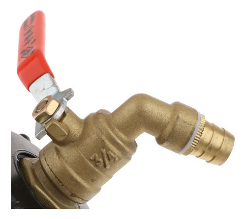 Adaptador de tanque Ibc 1000l com rosca grossa de 60 mm a 15