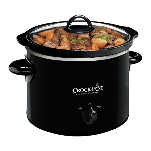 Olla De Cocción Lenta Manual Redonda Crock-pot De 2 Cuartos