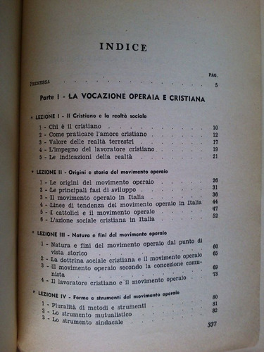 Imagen 2 de 4 de Il Libro Del Militante Aclista - Edizioni Acli