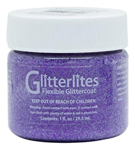 Angelus Paint Glitterlites 1 Oz Princess Purple