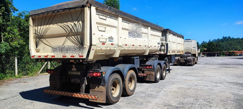 Bi-caçamba Randon Bi-trem Basculante Com Pneus