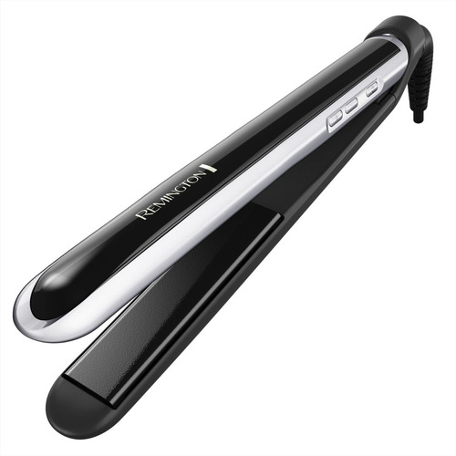 Imagen 5 de 8 de Plancha Remington Anti Frizz Pearl S9500 Negra Pelo Cabello