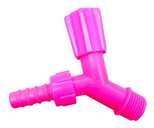 Torneira Para Tanque E Jardim Bico 3/4 Rosa Neon