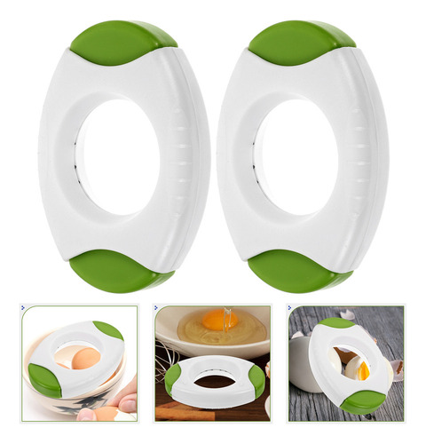 Para Separador Cortador De Cáscaras De Huevo Topper, 2