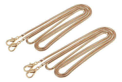 2 Piezas De Bolsa Fina De Cadena De Serpiente, Correas Para