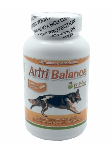Suplemento-artri Balance Pet Prime  60 Tabletas