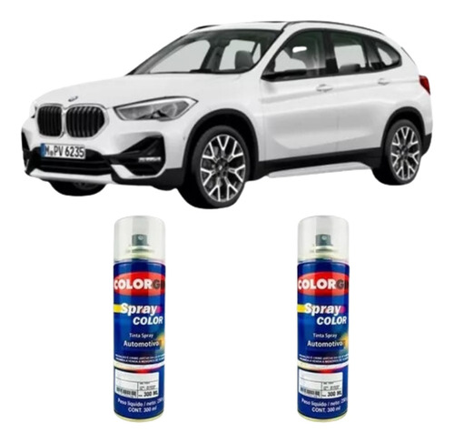 Tinta Automotiva Bmw Branco Alpino + Verniz 300ml