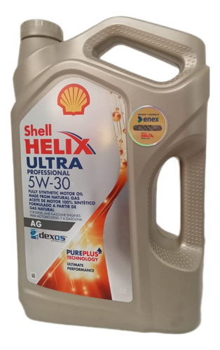 Aceite Shell Helix Ultra Pro 5w-30 Ful Synthetic 4lt