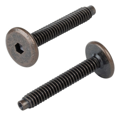 Tornillo Conector Union Bronce Muebles 4cm X 1/4 100pzs