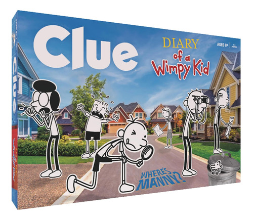 Juego De Mesa Usaopoly Clue: Diary Of A Wimpy Kid Collectibl