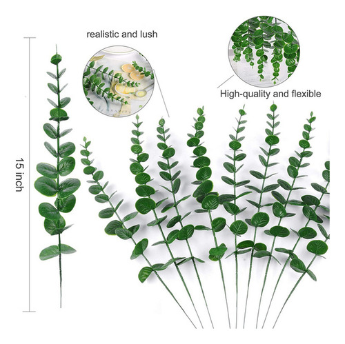 15 Plantas Verdes Artificiales Que Dejan Tallos Verdes Con F