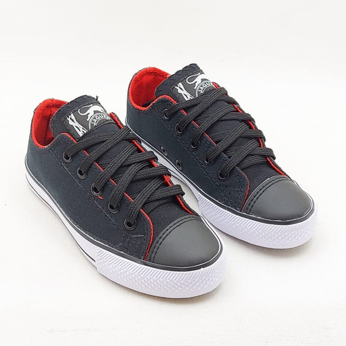 Imagen 2 de 4 de Zapatilla Nene Nena Niños Lona Cordones Jaguar 8174 27-33