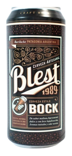 Cerveza Blest Bock Lata 473 Ml