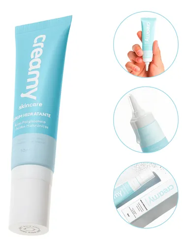 Creamy Skincare Sérum Hidratante 30ml | Textura Leve, Oil-Free, H...